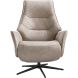 Relaxfauteuil clay large microleder taupe