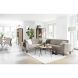 Hoekbank links Mills microleder taupe excellent comfort