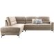 Hoekbank links Mirtho microleder taupe excellent comfort