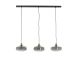 Hanglamp Ambada smoke glas 3-lichts