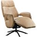 Relaxfauteuil Balfour medium microleder cognac