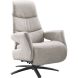 Relaxfauteuil Tolgia small microleder grijs