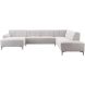 Hoekbank rechts Tordera grijs premium comfort