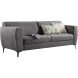 3 zitsbank Ridgway donkergrijs basic comfort