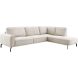 Hoekbank rechts Loretio beige premium comfort