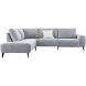 Hoekbank links Nyborg grijs basic comfort