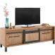 TV-meubel Alva 179 cm orange teak
