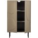 Opbergkast Atri 135x85x40 cm taupe