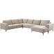 Hoekbank links Calira taupe basic comfort