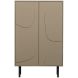 Opbergkast Atri 135x85x40 cm taupe