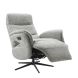 Relaxfauteuil Haslet elektrisch small grijs