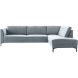 Hoekbank rechts Gulnare lichtgrijs premium comfort