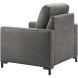 Fauteuil Mirtho microleder antraciet excellent comfort