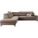 Hoekbank links Ixonia grijs excellent comfort