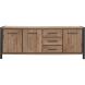 Dressoir Mantera 80x236x48 cm donkerbruin