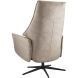 Relaxfauteuil Clay medium microleder taupe