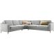 Hoekbank links Mirtho grijs supreme comfort