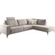Hoekbank rechts Clanton taupe premium comfort