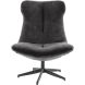 Draaifauteuil Inala antraciet