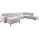 Hoekbank rechts Tordera grijs premium comfort