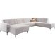 Hoekbank rechts Tordera grijs premium comfort