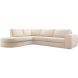 Hoekbank links Azara beige basic comfort