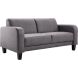 2,5 zitsbank Mills grijs basic comfort
