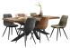 Eettafel Newhaven mangohout 180x90 cm rechthoekig