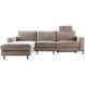 Hoekbank links Totham bruin relaxfunctie basic comfort
