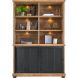 Boekenkast Ladonia 210x143x50 cm 2 schuifdeuren