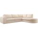 Hoekbank rechts Azara beige basic comfort