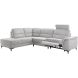 Hoekbank links Mirtho grijs relaxfunctie premium comfort