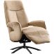 Relaxfauteuil Balfour large microleder lichtbruin