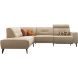 Hoekbank links Hazima beige met relaxfunctie excellent comfort