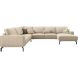 Hoekbank links Alburg beige premium comfort