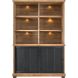 Boekenkast Ladonia 210x143x50 cm 2 schuifdeuren