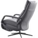 Relaxfauteuil Orona small zwart leer