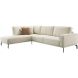 Hoekbank links Alburg beige basic comfort