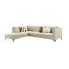 Hoekbank links Gulnare beige premium comfort