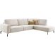 Hoekbank rechts Loretio beige premium comfort
