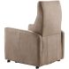 Sta-op stoel Novie 2-motorig medium microleder taupe