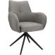Eetkamerstoel Derio draaibaar grijs