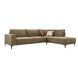 Hoekbank Clanton bruin premium comfort