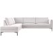 Hoekbank links Arluno grijs premium comfort