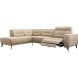 Hoekbank links Hazima beige met relaxfunctie excellent comfort