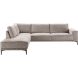 Hoekbank links Clanton taupe basic comfort