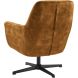 Draaifauteuil Tarkio velvet cognac