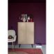 Opbergkast Atri 135x85x40 cm taupe