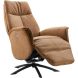 Relaxfauteuil Benoni medium microleder bruin