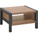 Bijzettafel Mantera donkerbruin 67 cm vierkant
